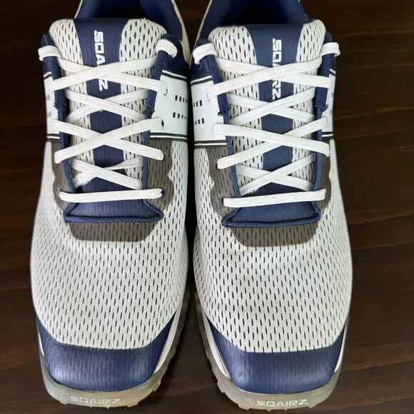`Size 12 - Sqairz Speed Mesh Men's Golf Shoes - Blue & White- - Picture 11 of 12